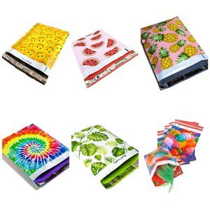 50 Mixed Designer Poly Mailers Envelopes 10x13